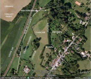 Vue aérienne de Suzeril (photo Google Earth)